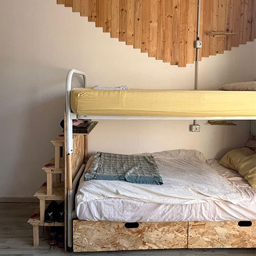 Camere d' aria dorm for volunteers